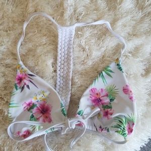 Beach Babe braided racerback bikini top